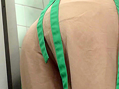 02H3023- male employee who rapes a cleaning lady from behind while cleanin