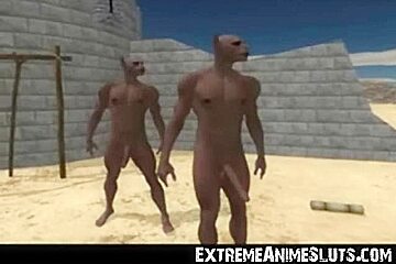 3D Ogres Fuck a Princess!