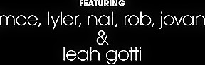 5 On 1 Leah Gotti In Her First Interracial Gang B - Colette