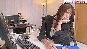 A Hairy Girl Bends Over As A Huge Cock Drills Her Pussy From Behind