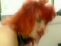 A Horny German Lady With Red Hair Gets Her Asshole Destroyed By A Thick Cock With Lady Red