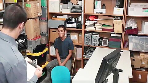 A Security Officer Buttfucks Alex Flores For Thieft