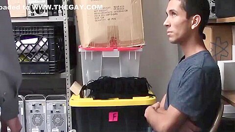 A Security Officer Buttfucks Alex Flores For Thieft