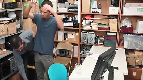 A Security Officer Buttfucks Alex Flores For Thieft