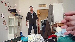 A Young Brunette Fell For A Pickup Truck And Exposed Her Pussy For Mon