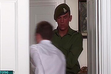 A Young Soldier Fucks A Twink
