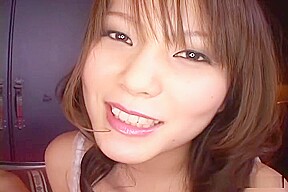 A dreamy looking brunette called Sayaka Minami makes a cock cry