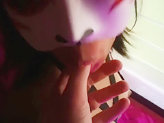 ASIAN COCKSUCKER WHO GET TIED UP AND FUCKED, RECEIVES A FACIAL CUMSHOT