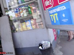 Accidental upskirts filmed in the public places