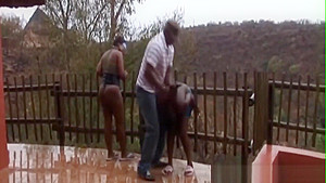 African Girls Get Spanked By Several Guys