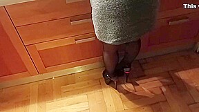 After Im Done With Cooking I Got My Reward; Face Fuck And Massive Cumshot On My Face