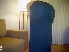 After Party Sex With Classy Girlfriend In A Long Dress - Creampie Pov 4k Raw
