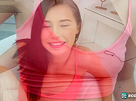 Alabama-Born Stunner Is A Tanned teenager 18+ Tart Whose Hard Nipples Poke Through Her Tight Top 