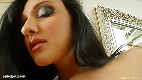 Aletta Ocean in gonzo creampie scene by All Internal