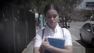 Alina Lopez bursts in tears and gets fucked by teacher