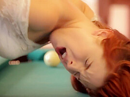 Amarna Miller In Gets Fucked On The Billiard Table