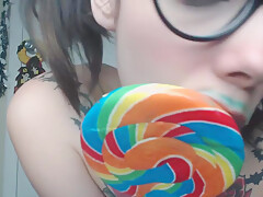 Amateur Asian teen 18+ Sucks This Big Hard Cock