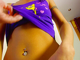 Amateur Video Of A Hot Brunette And A Handsome Stud - HotEuroGirls