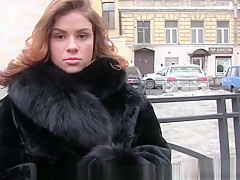 Amateur beauty facialized at sexaudition