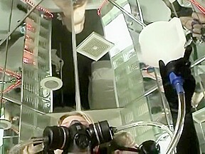 Amateur blonde pissing
