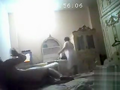 Amateur couple having a great time in the bedroom