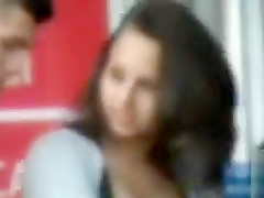 Amateur humped from behind in public video