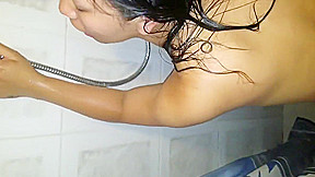 Amateur sex shower