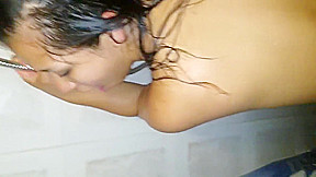 Amateur sex shower