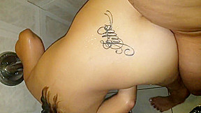 Amateur sex shower