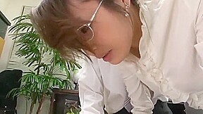 Amazing Japanese slut Miwako Yamamoto in Exotic Office, Secretary JAV clip
