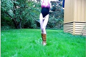 Amazing amateur shemale scene with Solo, Amateur scenes