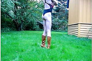 Amazing amateur shemale scene with Solo, Amateur scenes