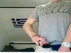 Amazing male in horny webcam, str8 homosexual sex clip