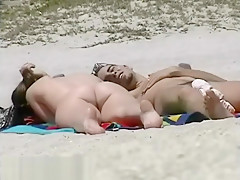 Amazing nudity of some nudist babes on the beach