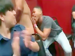 Amazing stripper gets cock sucked