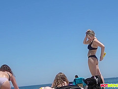 Amazing teens 18+, Thongs, Big Asses Spied On The Beach