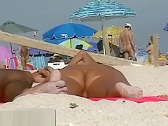 An extremely alluring nude beach vid