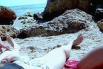 Anal Threesome With And On A Public Beach With Nicky Wayne And Stella Johanssen