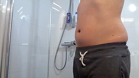 Anal and mastubrating in hot shower