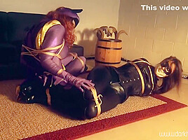 And Bound N Gagged With Cat Woman And Bat Girl
