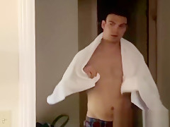 Andy Banks gets a rough anal pounding from Jason Maddox