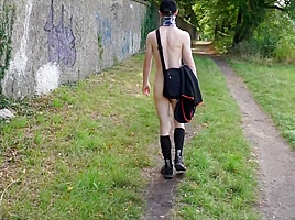 Andy Goes To Town Totally Naked And Jerks Off Downtown