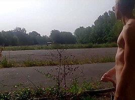 Andy Goes To Town Totally Naked And Jerks Off Downtown