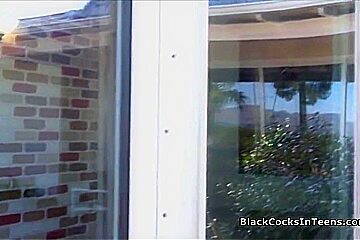 Angel Piaff In Young Babe Drilled By A Big Black Knob From Behind