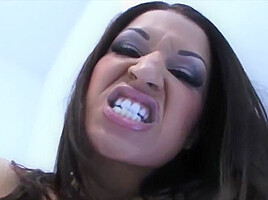Ann Marie Rios has hard cock jammed deep inside hot Latina teen 18+ pussy!