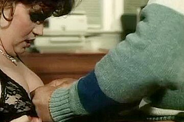 Ardent office fuck in a classic xxx movie scene