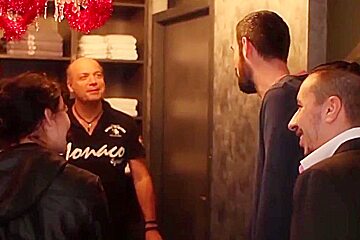 Arielle visits a libertine club and fuck in each room