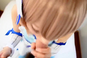 Asia gay young sissy cosplay blowjob anal bareback