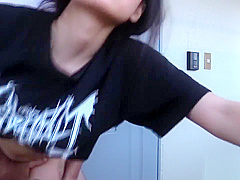 Asian Cum Slut Fucks Guy By Subway Station