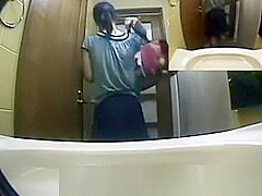 Asian Japanese teens 18+ Use Rest Room Wash Pussy